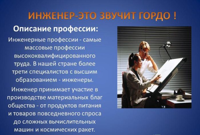 Доклад на тему профессия инженер 6259